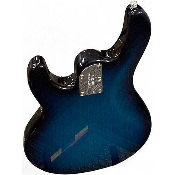 Used Ernie Ball Music Man SHORT SCALE STINGRAY Blue Electric Bass Guitar