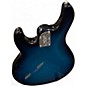 Used Ernie Ball Music Man SHORT SCALE STINGRAY Blue Electric Bass Guitar
