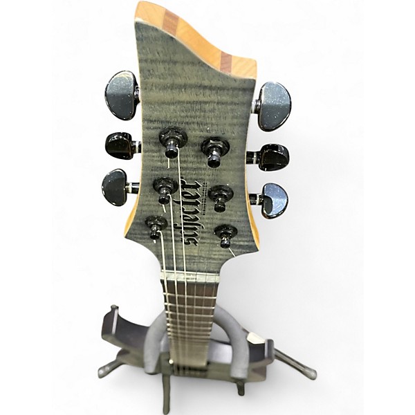 Used Schecter Guitar Research Sunset Extreme Grey Ghost Solid Body Electric Guitar
