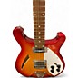 Used Ivy FIREGLO 2 Tone Sunburst Hollow Body Electric Guitar