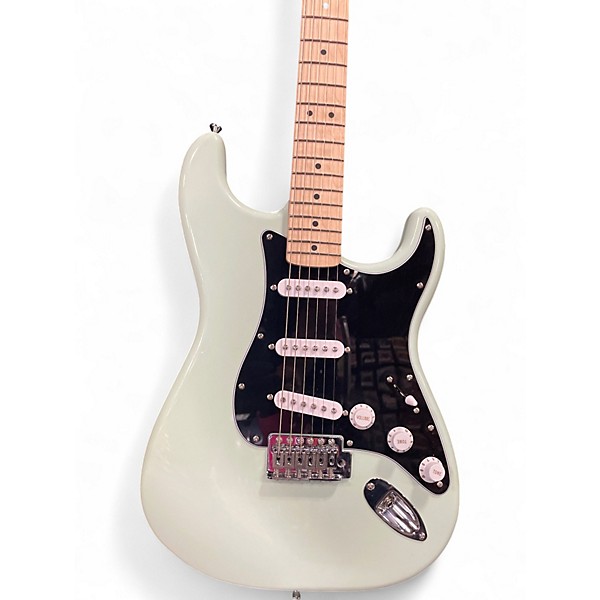 Used Squier Standard Stratocaster Surf Green Solid Body Electric Guitar