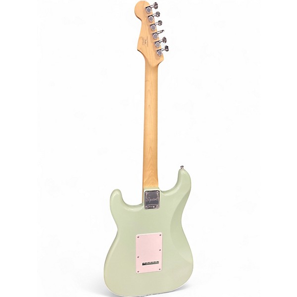 Used Squier Standard Stratocaster Surf Green Solid Body Electric Guitar