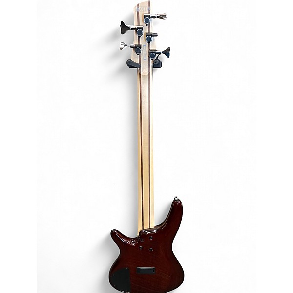 Used Ibanez SR375 5 String Tobacco Burst Electric Bass Guitar