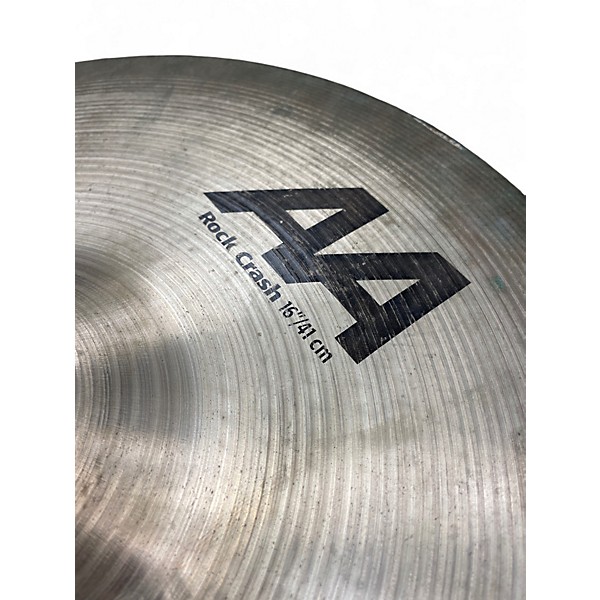 Used SABIAN 16in AA Rock Crash Cymbal