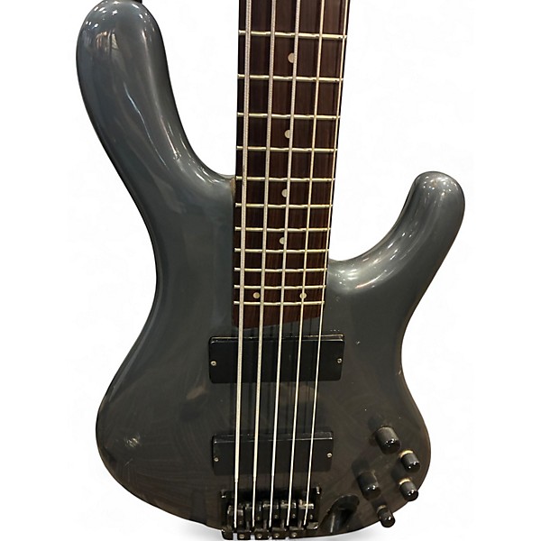 Used Ibanez Edb405 Gunmetal Gray Electric Bass Guitar