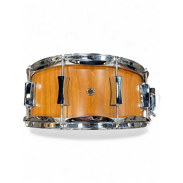 Used Pork Pie 6X14 USA Cherry/Maple Hybrid Natural Cherry Drum