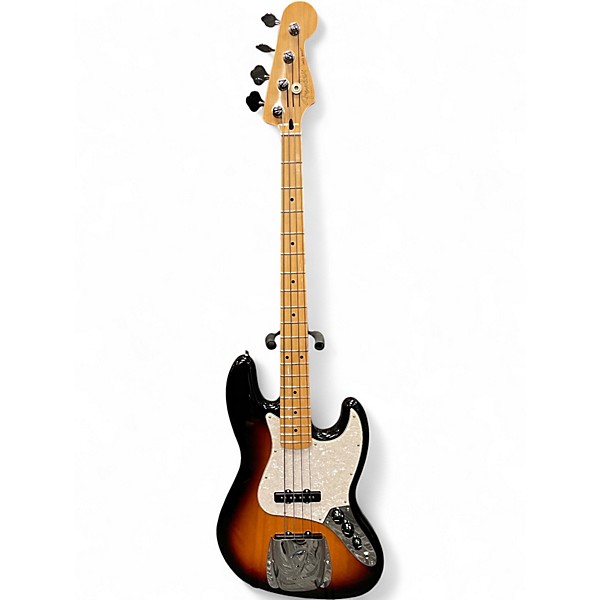 Used 2018 Fender Player Jazz Bass 3 Color Sunburst Electric Bass Guitar