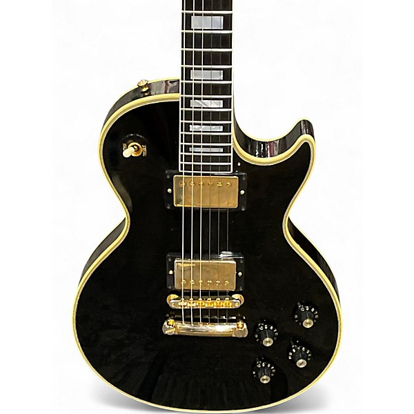 Used 2023 Gibson Les Paul Custom Murphy Lab Light Aged Ebony Solid Body Electric Guitar