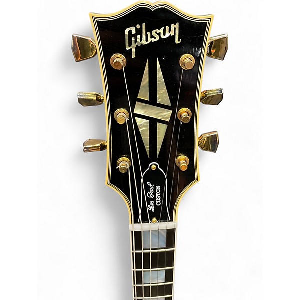 Used 2023 Gibson Les Paul Custom Murphy Lab Light Aged Ebony Solid Body Electric Guitar