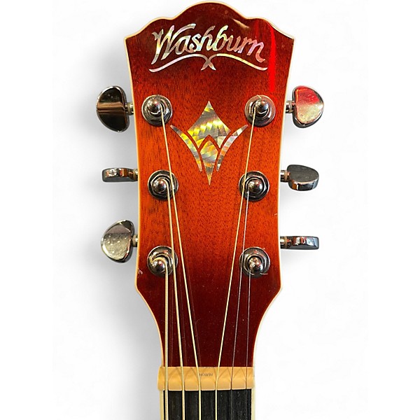 Used Washburn EA15 Ice Tea Burst Acoustic Electric Guitar