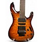 Used Ibanez S670QM AMBER BURST Solid Body Electric Guitar