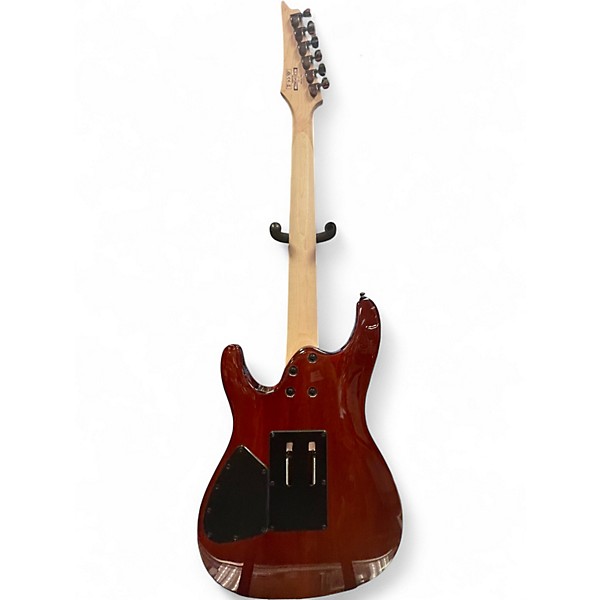 Used Ibanez S670QM AMBER BURST Solid Body Electric Guitar