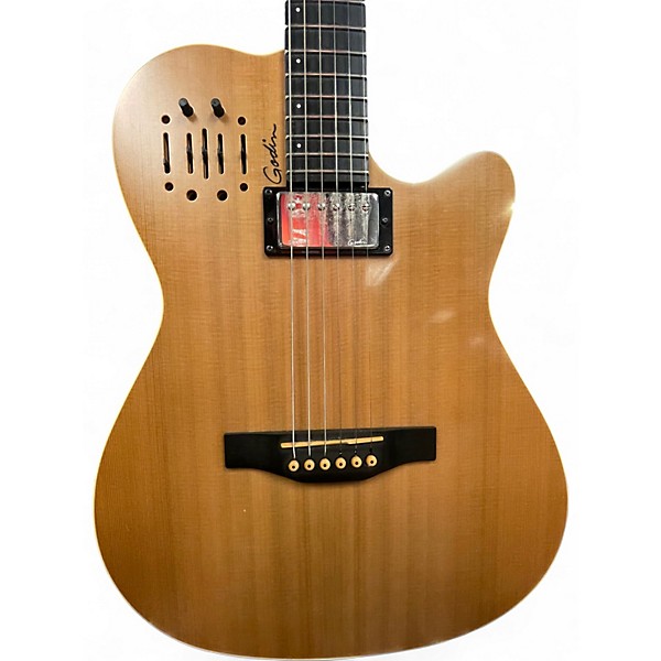 Used Godin A6 ULTRA Natural Acoustic Electric Guitar