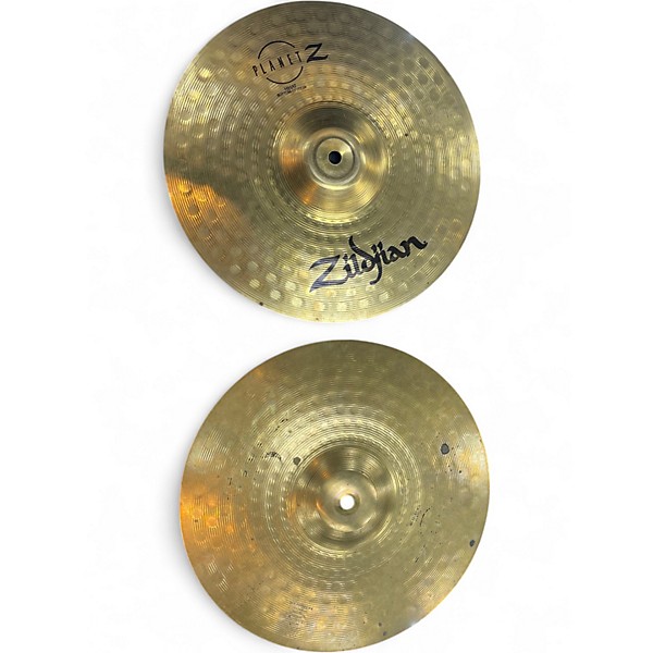 Used Zildjian 13in Planet Z Hi Hat Pair Cymbal