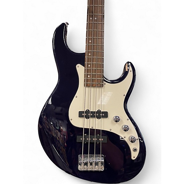 Used Silvertone BASS Blue Electric Bass Guitar