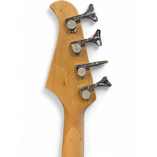 Used Silvertone BASS Blue Electric Bass Guitar