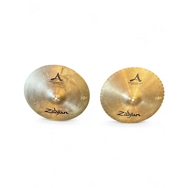 Used Zildjian 14in Mastersound Hi Hat Pair Cymbal