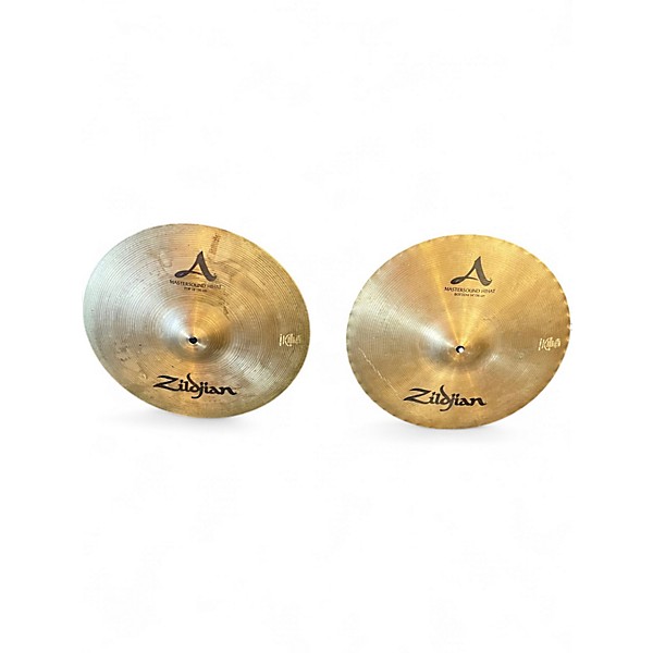 Used Zildjian 14in Mastersound Hi Hat Pair Cymbal
