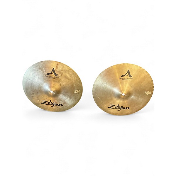 Used Zildjian 14in Mastersound Hi Hat Pair Cymbal
