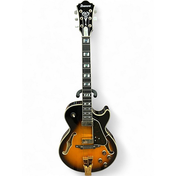 Used Ibanez GB10SE 2 Color Sunburst Hollow Body Electric Guitar