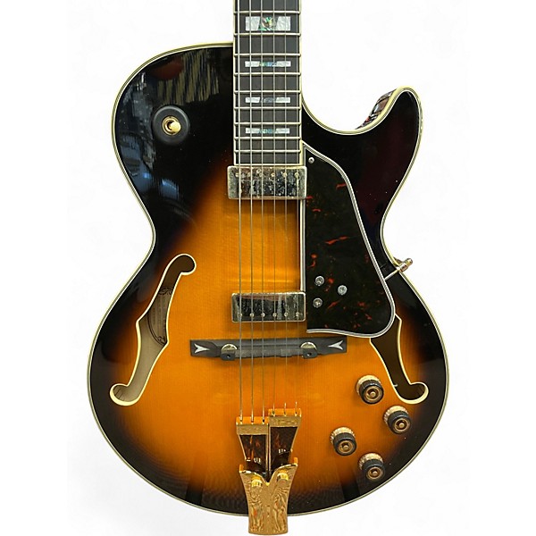 Used Ibanez GB10SE 2 Color Sunburst Hollow Body Electric Guitar