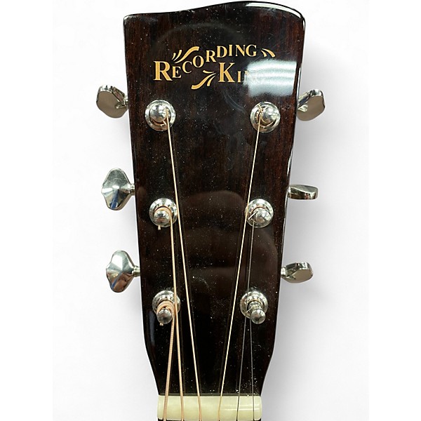 Used Recording King RO328 Natural Acoustic Electric Guitar
