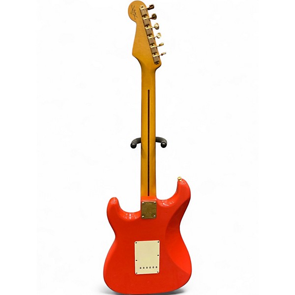 Used 2005 Fender Custom Shop 1956 RELIC STRAT Fiesta Red Solid Body Electric Guitar