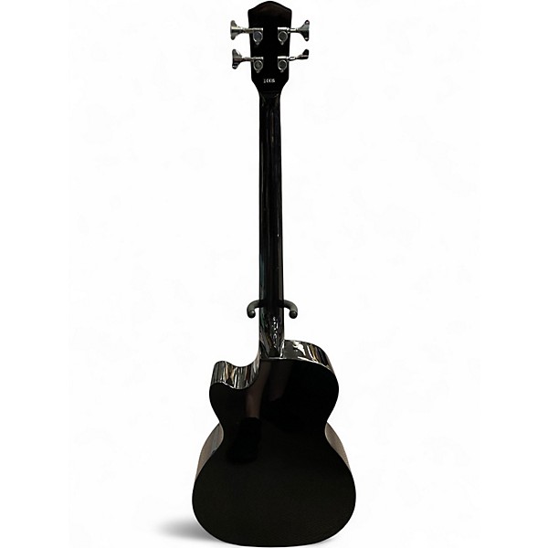 Used Fender CB-60SCE Black Acoustic Bass Guitar