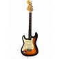 Used Squier Affinity Stratocaster Left Handed 3 Tone Sunburst Electric Guitar thumbnail