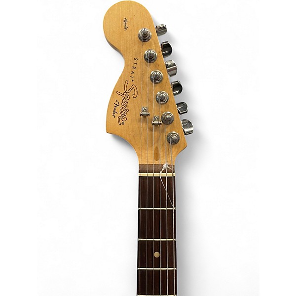 Used Squier Affinity Stratocaster Left Handed 3 Tone Sunburst Electric Guitar