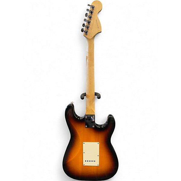 Used Squier Affinity Stratocaster Left Handed 3 Tone Sunburst Electric Guitar