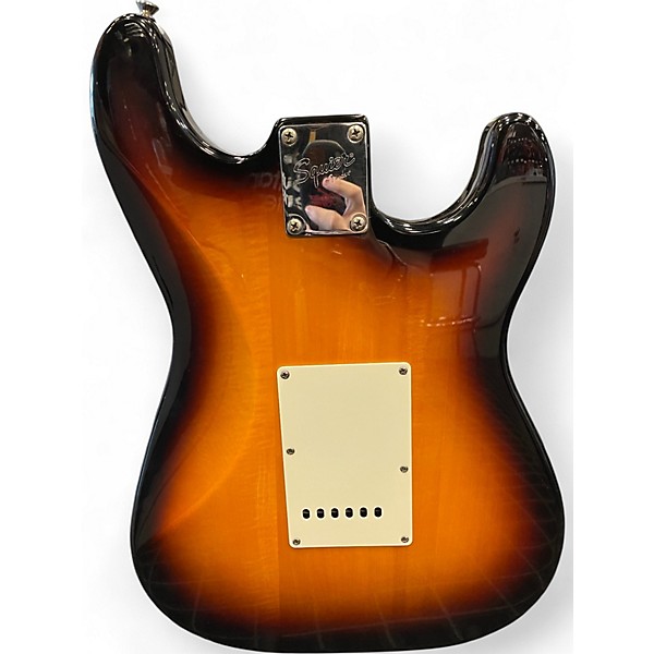 Used Squier Affinity Stratocaster Left Handed 3 Tone Sunburst Electric Guitar
