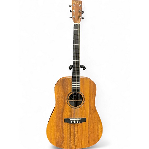 Used Martin DXK2AE Left Handed Natural Acoustic Electric Guitar