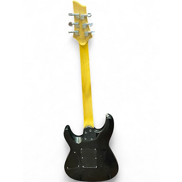 Used Schecter Guitar Research C6 DELUXE FR DIAMOND SERIES Black Solid Body Electric Guitar