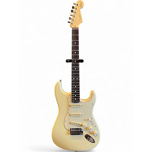 Used 2018 Fender Artist Series Jeff Beck Stratocaster Olympic White Solid Body Electric Guitar