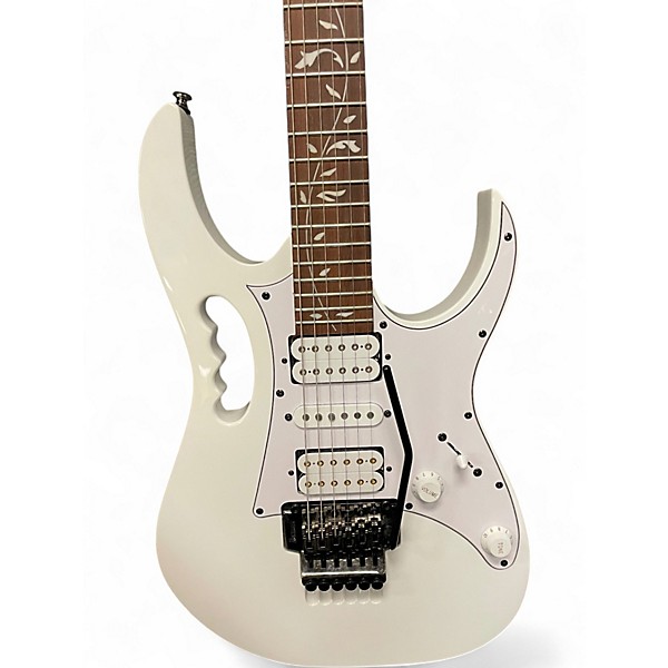 Used Ibanez JEMJR White Solid Body Electric Guitar