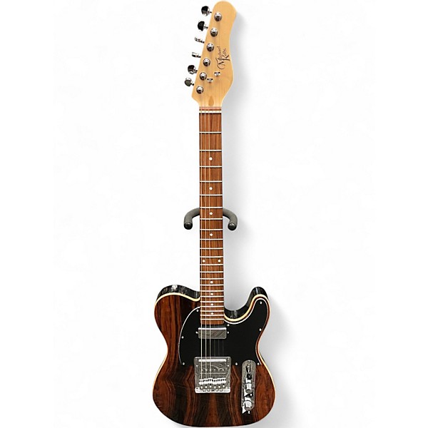 Used Michael Kelly CC55EB CUSTOM TELE Striped Ebony Solid Body Electric Guitar