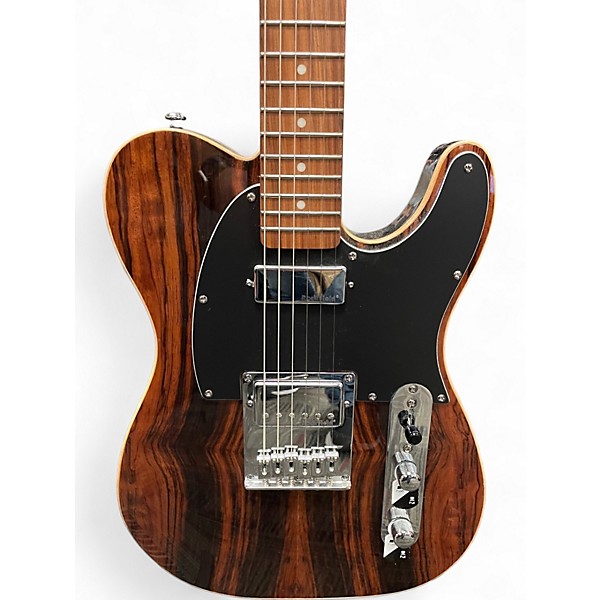 Used Michael Kelly CC55EB CUSTOM TELE Striped Ebony Solid Body Electric Guitar