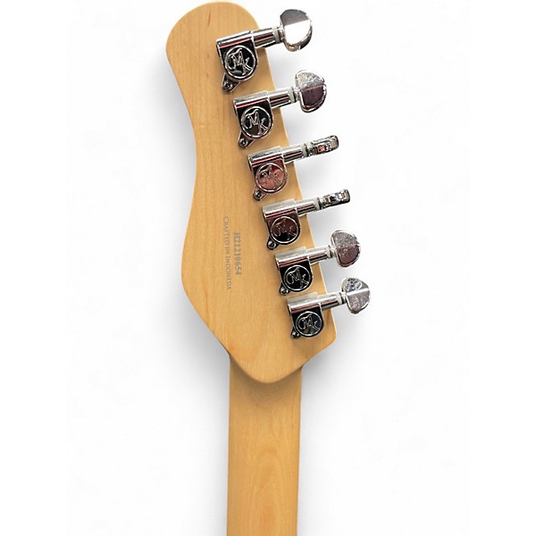 Used Michael Kelly CC55EB CUSTOM TELE Striped Ebony Solid Body Electric Guitar