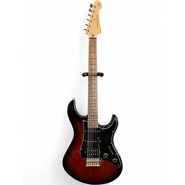 Used Yamaha PAC012DLX Pacifica Series HSS Vintage Sunburst Solid Body Electric Guitar