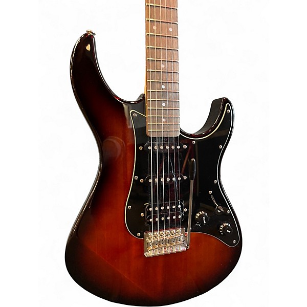 Used Yamaha PAC012DLX Pacifica Series HSS Vintage Sunburst Solid Body Electric Guitar