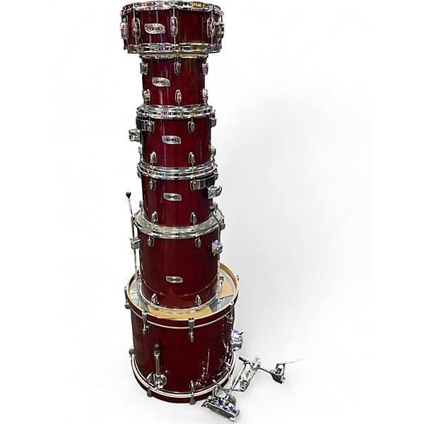 Used Mapex 6 Piece M Series Cherry Drum Kit