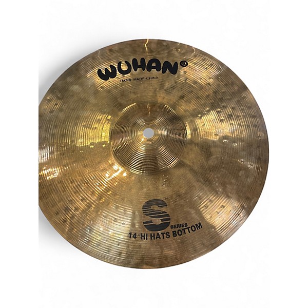 Used Wuhan 14in S Series 14" Hi Hat Pair Cymbal