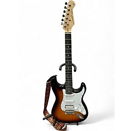 Used Donner standard Tobacco Sunburst Solid Body Electric Guitar
