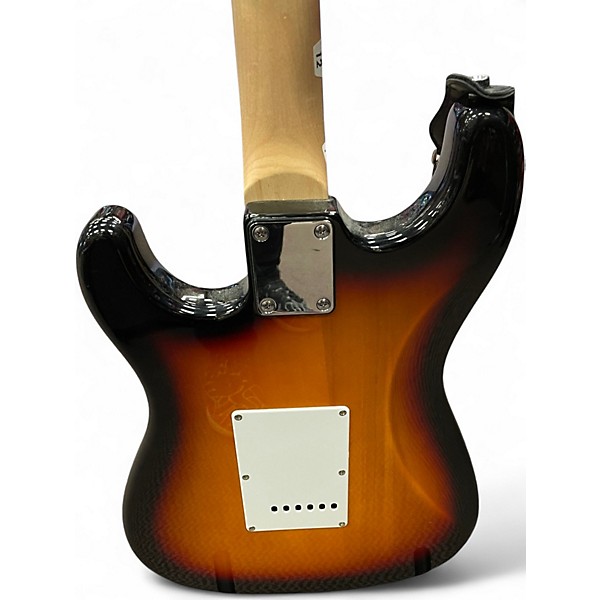 Used Donner standard Tobacco Sunburst Solid Body Electric Guitar