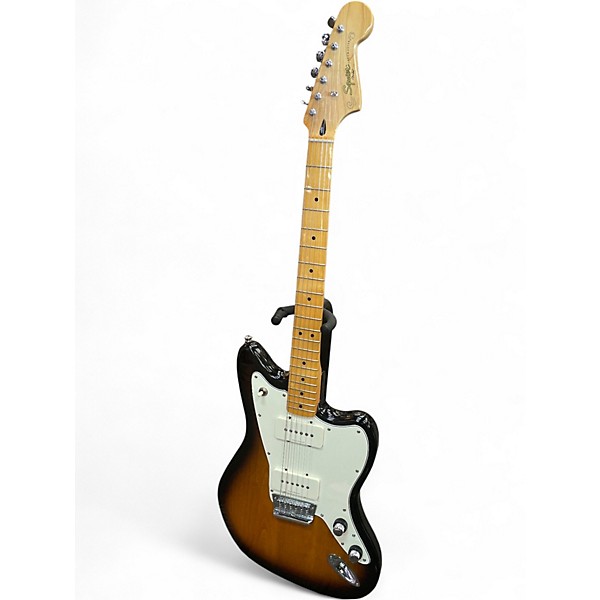 Used 2005 Squier Vintage Modified Jazzmaster 2 Color Sunburst Solid Body Electric Guitar