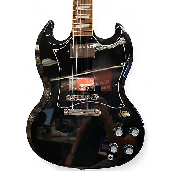Used 2022 Gibson SG Standard Black Solid Body Electric Guitar