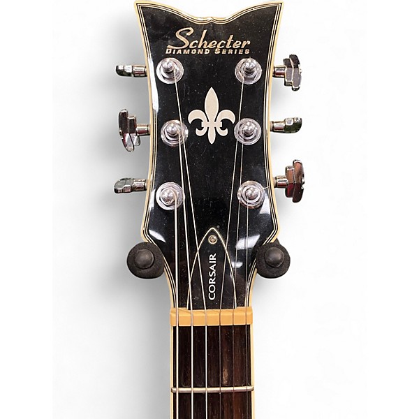 Used Schecter Guitar Research Corsair Gold Hollow Body Electric Guitar