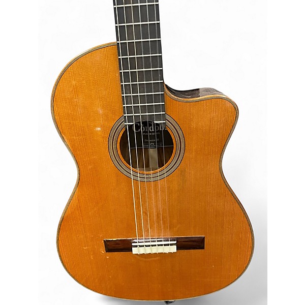 Used Cordoba Fusion Orchestra CE Natural Classical Acoustic Electric Guitar
