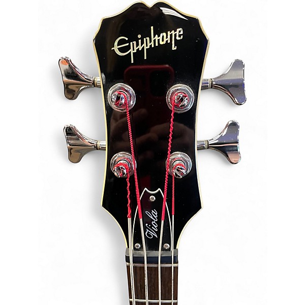 Used Epiphone Viola 2 Color Sunburst Electric Bass Guitar